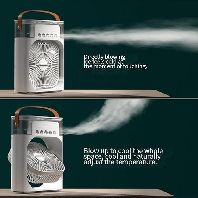 Portable Air Cooler Fan – USB Rechargeable Mini Cooler for Home, Office & Travel