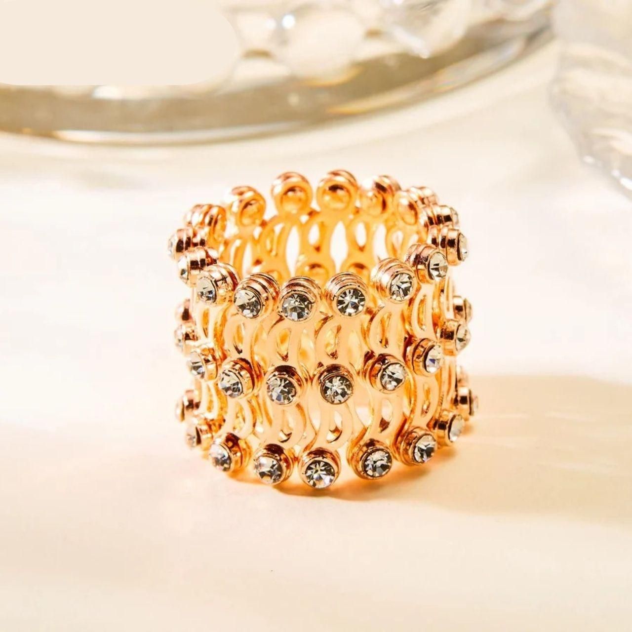Elegant 2-in-1 Ring Bracelet – Luxury Convertible Jewelry for Modern Women