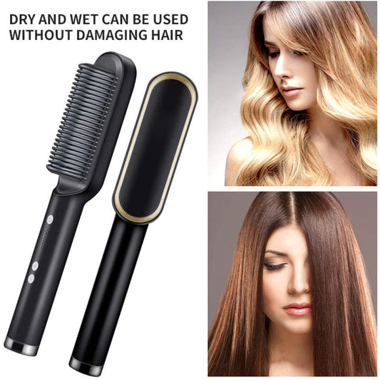 Professional Electric Hair Straightener Comb Brush